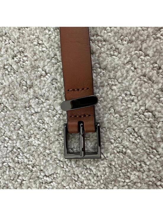 Halogen Leather Square Keeper Belt XS 29\